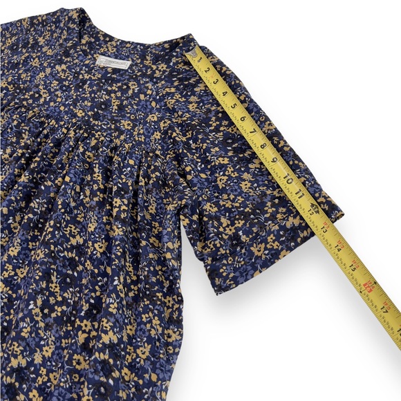 Current Elliott The Raglan Tee Dress in Floral Field 100% Cotton - Picture 15 of 16